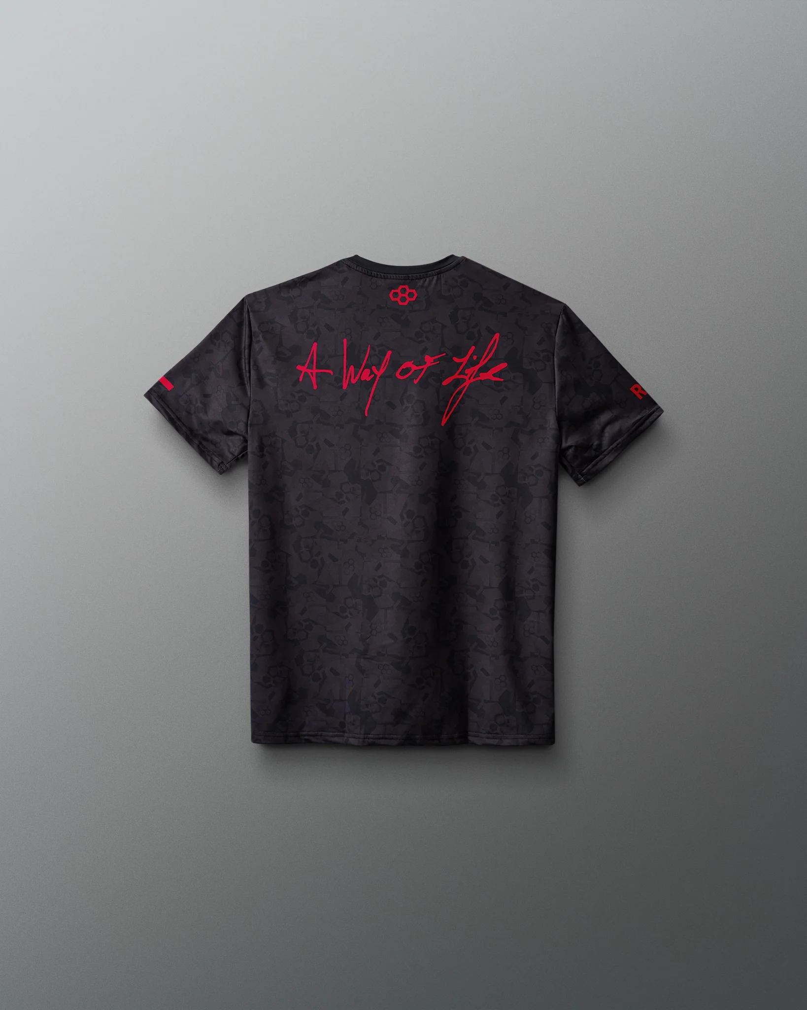 Wrestling Wordmark Black Camo Youth Sublimated T-Shirt - Image 15