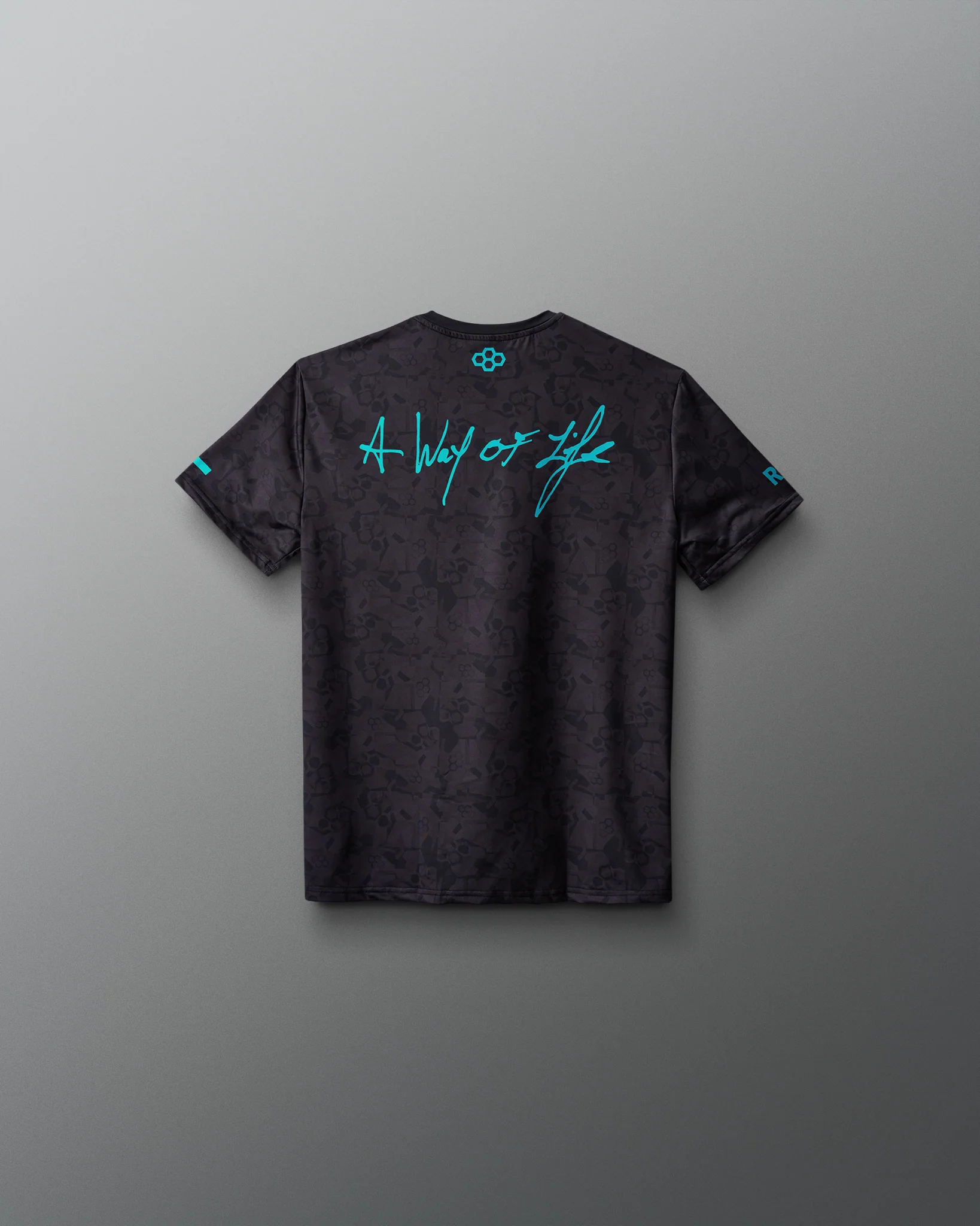 Wrestling Wordmark Black Camo Youth Sublimated T-Shirt - Image 16