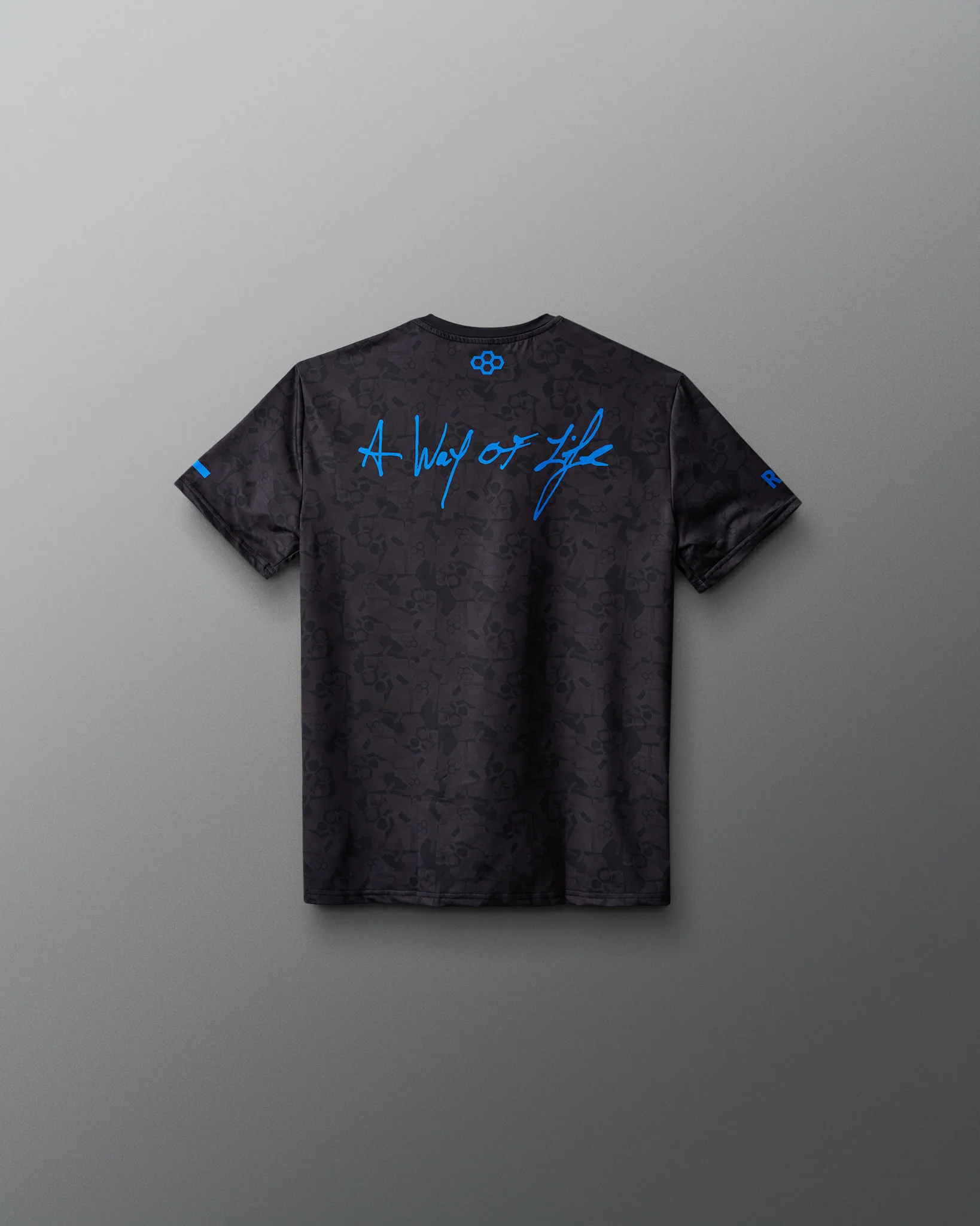 Wrestling Wordmark Black Camo Youth Sublimated T-Shirt - Image 6