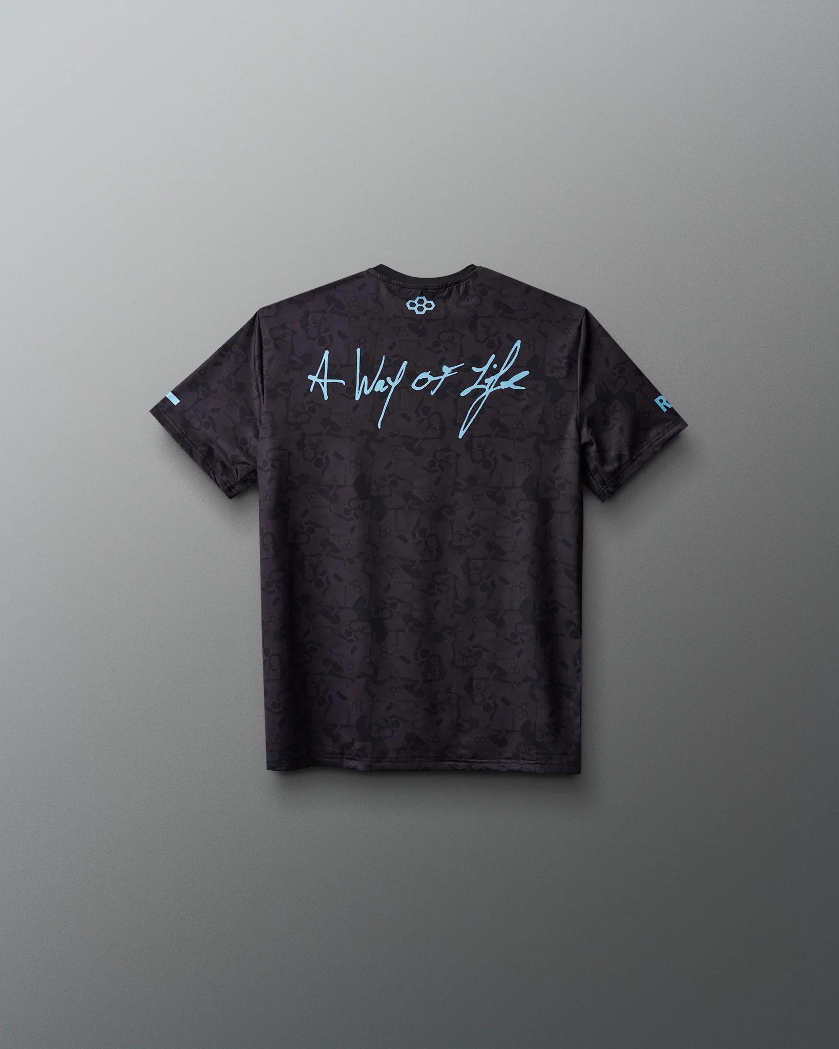 Wrestling Wordmark Black Camo Youth Sublimated T-Shirt - Image 8
