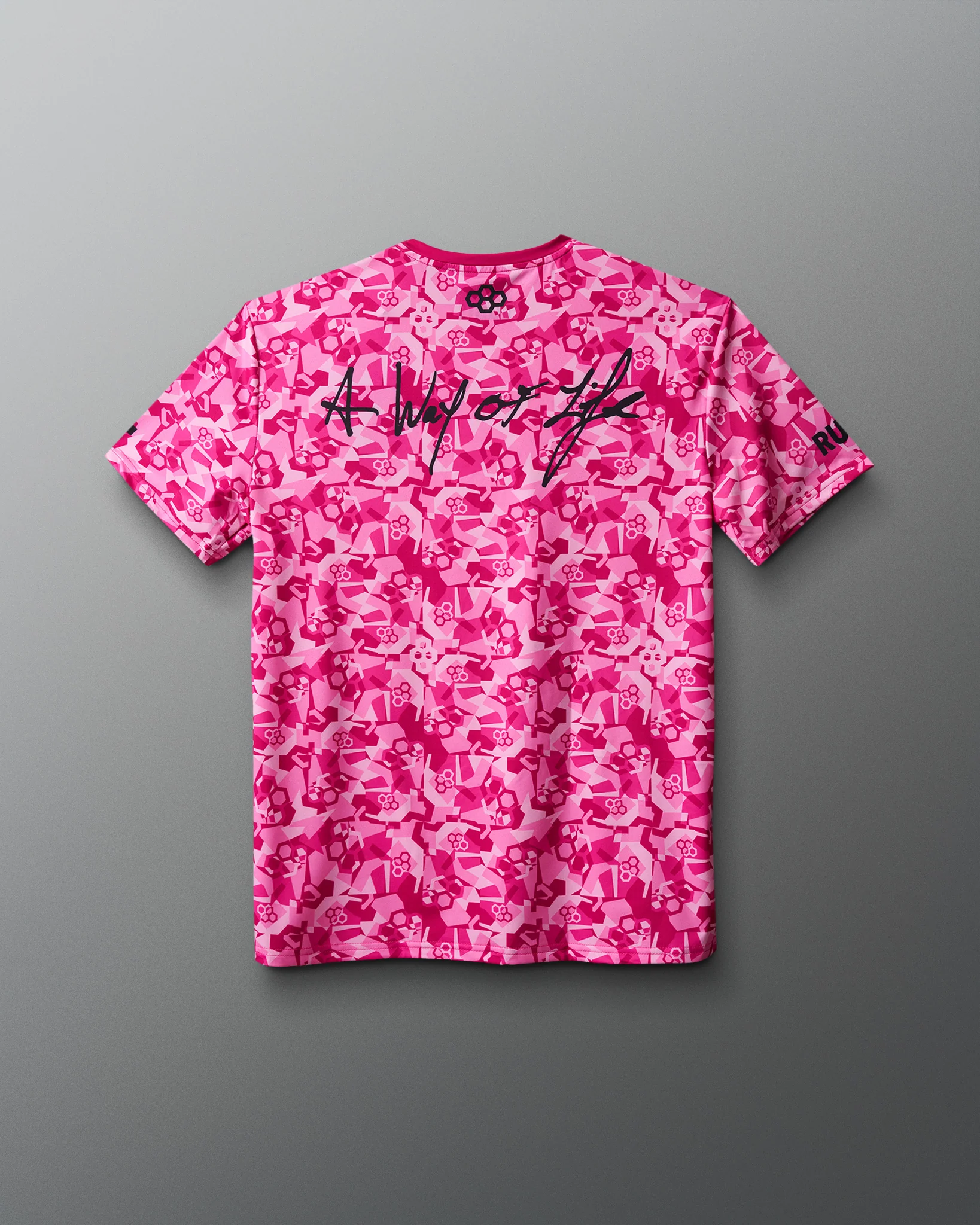 Wrestling Wordmark Camo Sublimated T-Shirt - Image 8